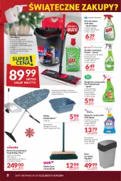 Gazetka promocyjna Makro - Najlepsze oferty - oferta z alkoholem - Gazetka - ważna od 08.01 do 08.01.2024 - strona 8 - produkty: Teleskop, Frosch, Mop, Gra, Deska do prasowania, Ajax, Spray do czyszczenia, Rama, Kosz, Cillit Bang, Wiadro, Płyn do mycia, Wino, Grill, Miska, Miotła