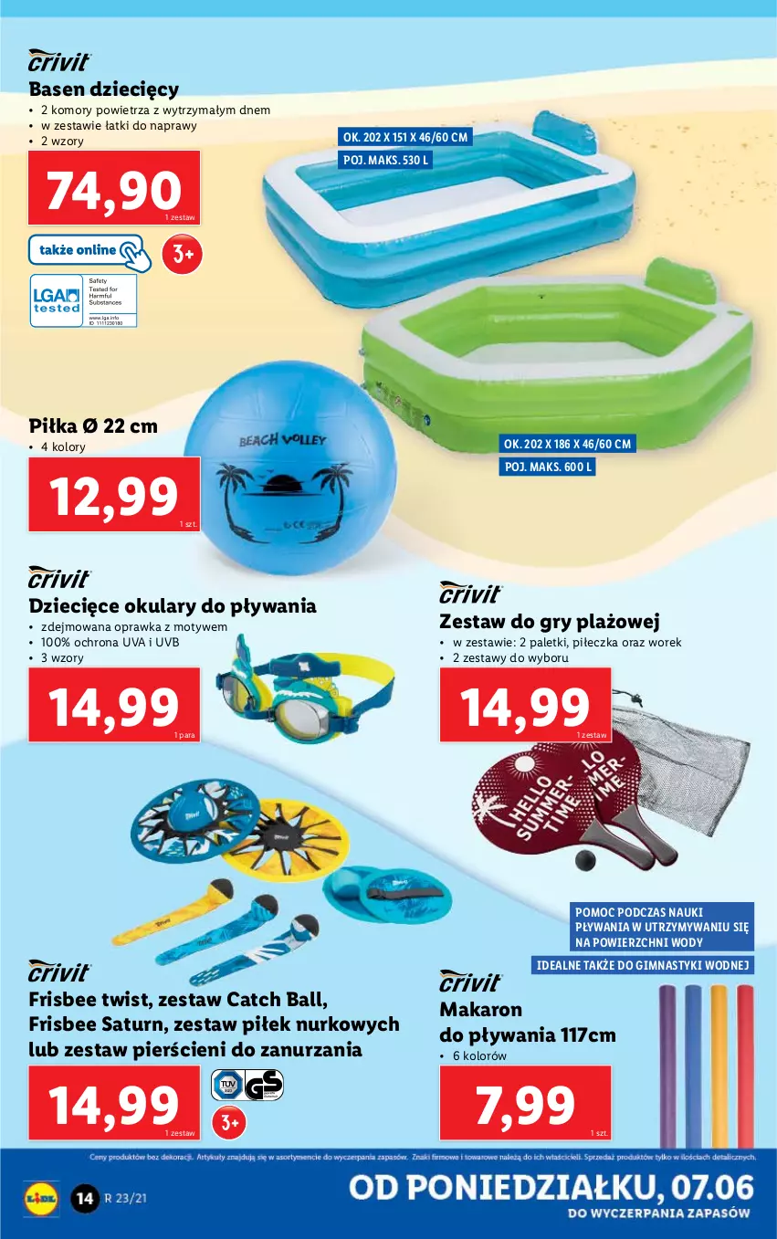 Gazetka promocyjna Lidl - GAZETKA - ważna 07.06 do 12.06.2021 - strona 14 - produkty: Dzieci, Gry, Makaron