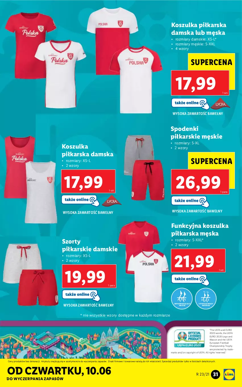 Gazetka promocyjna Lidl - GAZETKA - ważna 07.06 do 12.06.2021 - strona 31 - produkty: Fa, Kosz, Koszulka, LG, Ser, Sok, Szorty