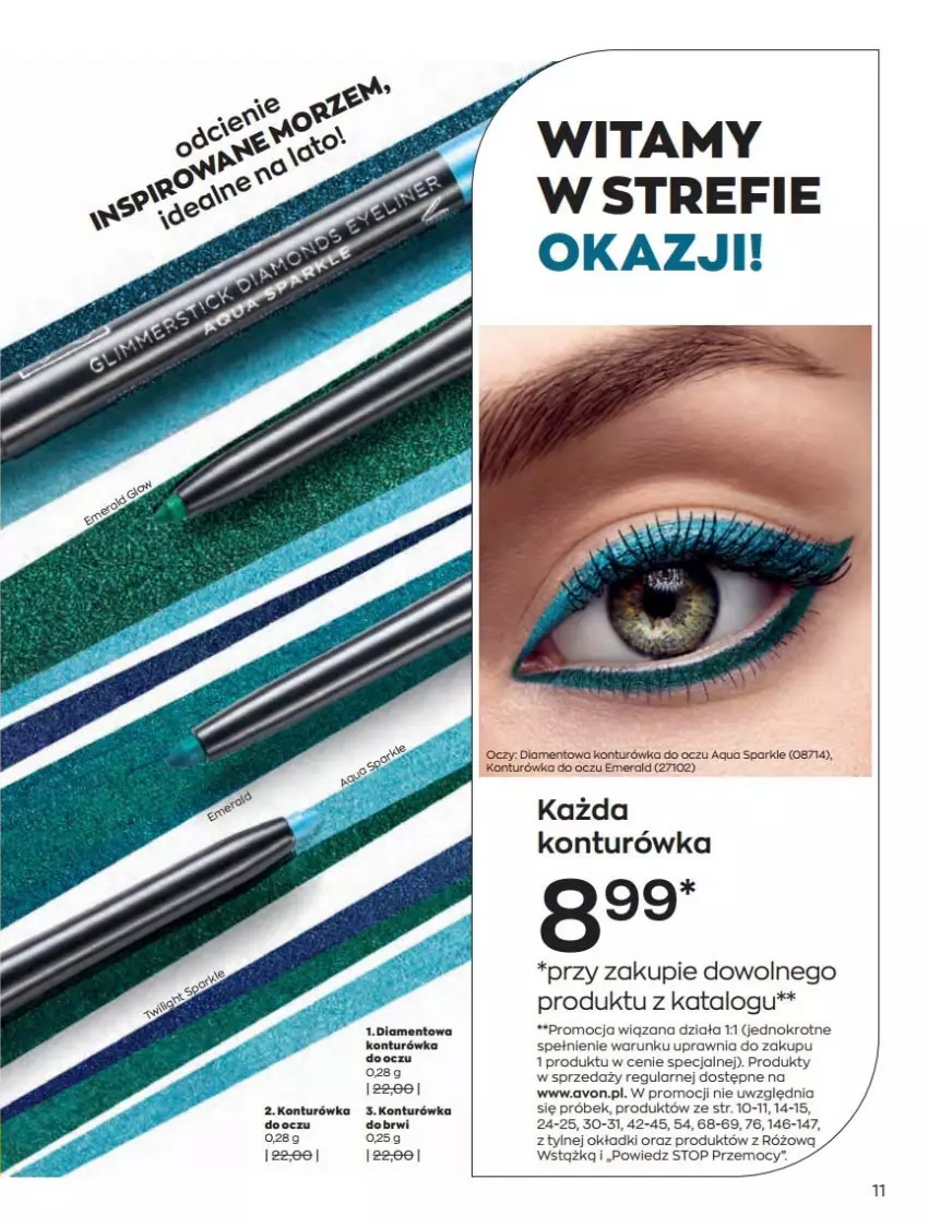 Gazetka promocyjna Avon - Katalog Avon 6/2021 kampania czerwiec - ważna 01.06 do 30.06.2021 - strona 11 - produkty: Konturówka do oczu, Top