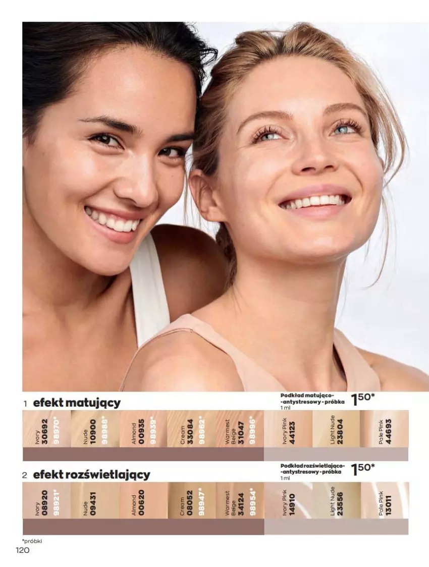 Gazetka promocyjna Avon - Katalog Avon 6/2021 kampania czerwiec - ważna 01.06 do 30.06.2021 - strona 120 - produkty: Podkład