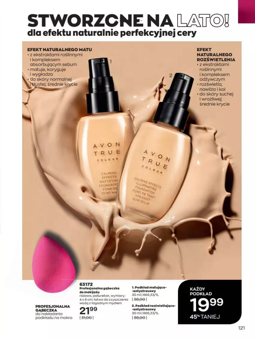 Gazetka promocyjna Avon - Katalog Avon 6/2021 kampania czerwiec - ważna 01.06 do 30.06.2021 - strona 121 - produkty: Fa, Makijaż, Podkład