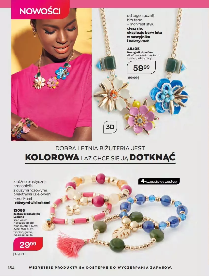 Gazetka promocyjna Avon - Katalog Avon 6/2021 kampania czerwiec - ważna 01.06 do 30.06.2021 - strona 154 - produkty: Cynk, Naszyjnik, Orka