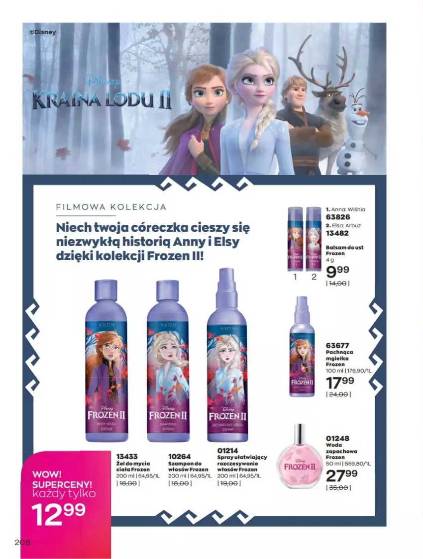 Gazetka promocyjna Avon - Katalog Avon 6/2021 kampania czerwiec - ważna 01.06 do 30.06.2021 - strona 208 - produkty: Arbuz, Frozen, Szampon