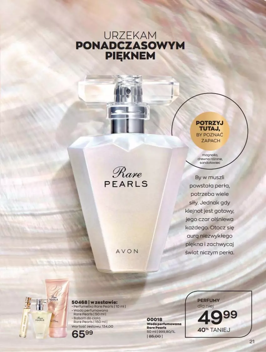 Gazetka promocyjna Avon - Katalog Avon 6/2021 kampania czerwiec - ważna 01.06 do 30.06.2021 - strona 21 - produkty: Klej, Mus, Róża, Sandał