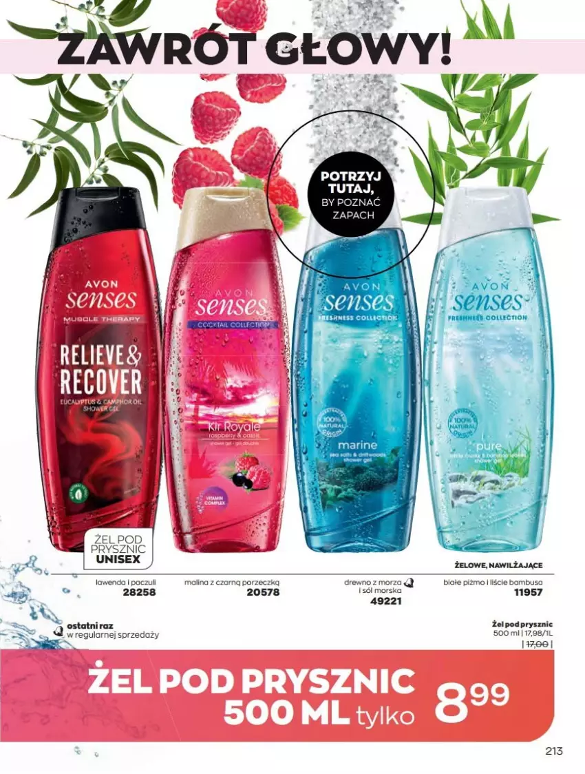 Gazetka promocyjna Avon - Katalog Avon 6/2021 kampania czerwiec - ważna 01.06 do 30.06.2021 - strona 213 - produkty: Por, Sól