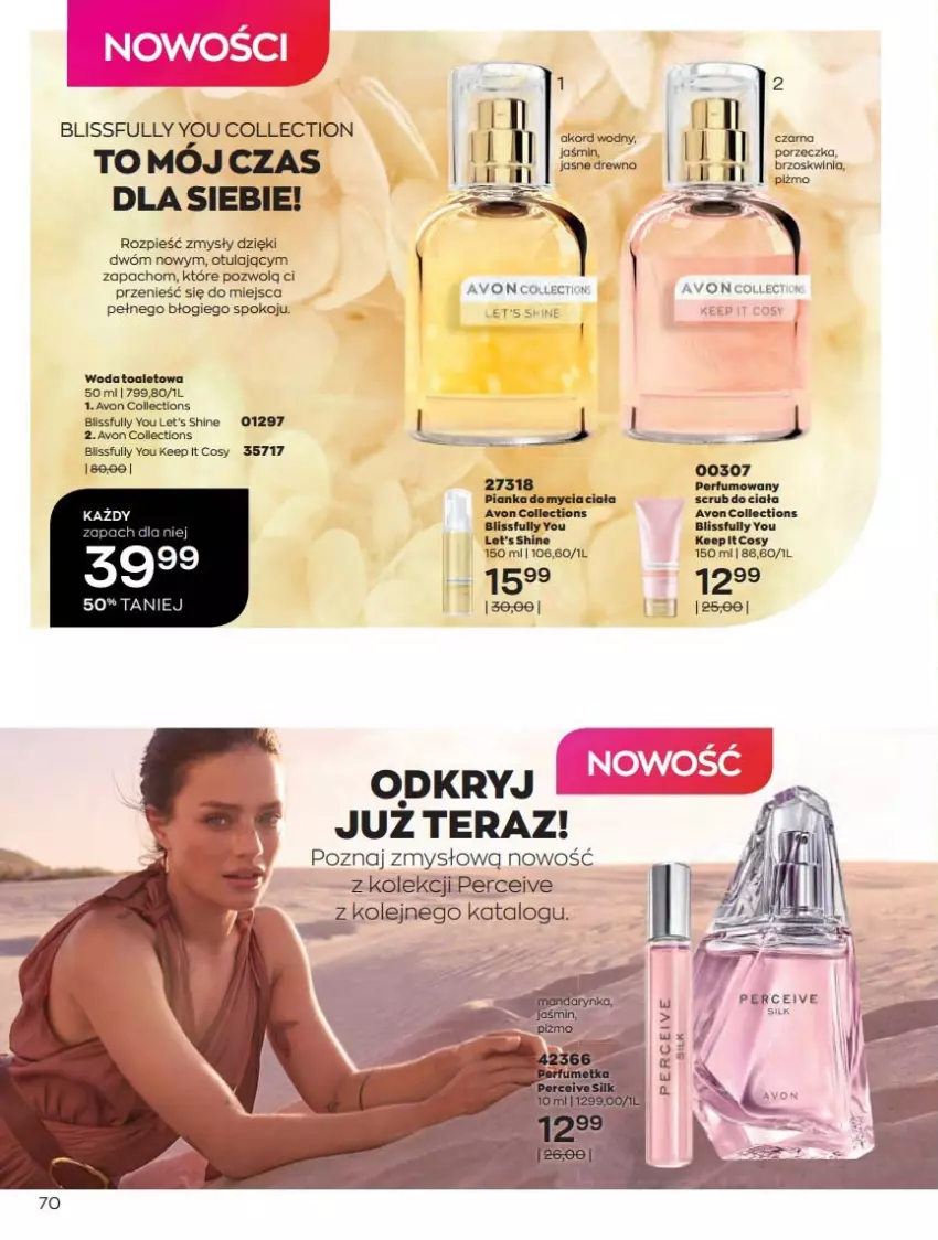 Gazetka promocyjna Avon - Katalog Avon 6/2021 kampania czerwiec - ważna 01.06 do 30.06.2021 - strona 70 - produkty: Ser, Tera, Woda, Woda toaletowa