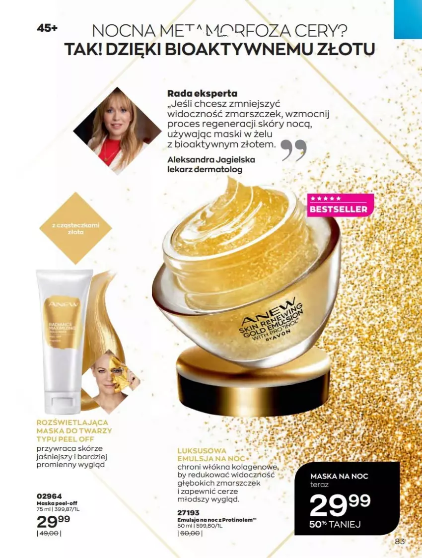 Gazetka promocyjna Avon - Katalog Avon 6/2021 kampania czerwiec - ważna 01.06 do 30.06.2021 - strona 83 - produkty: Emulsja, Kolagen, Mars, Maska, Tera