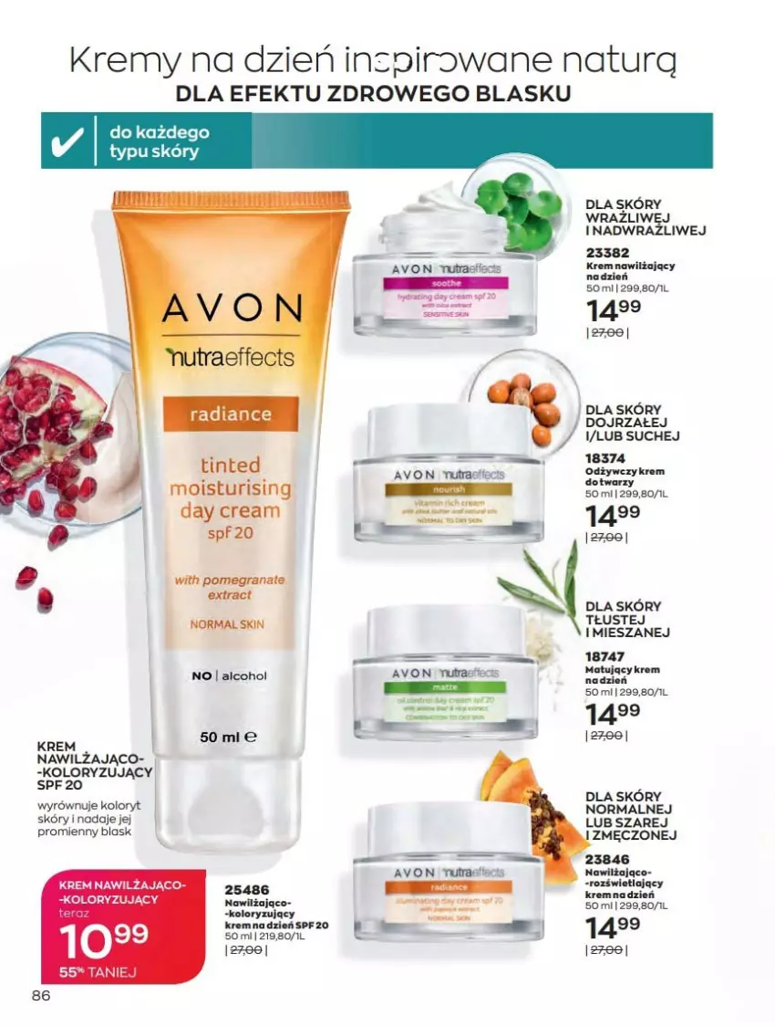 Gazetka promocyjna Avon - Katalog Avon 6/2021 kampania czerwiec - ważna 01.06 do 30.06.2021 - strona 86 - produkty: Krem nawilżający