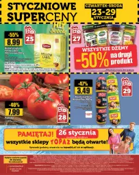 Gazetka promocyjna Topaz - Gazetka - Gazetka - ważna od 29.01 do 29.01.2025 - strona 28 - produkty: Top, Sok, Koc, Sokołów, Body, KOBO, Lack, Bielska, Lipton, Podlaski, Ogiński, Waga, Herbata, Olej, Kiełbasa, Ogród