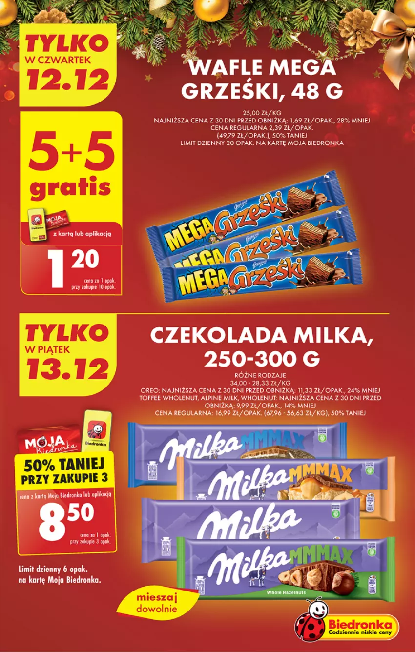 Gazetka promocyjna Biedronka - Od czwartku - ważna 12.12 do 18.12.2024 - strona 13 - produkty: Czekolada, Dron, Milka, Oreo