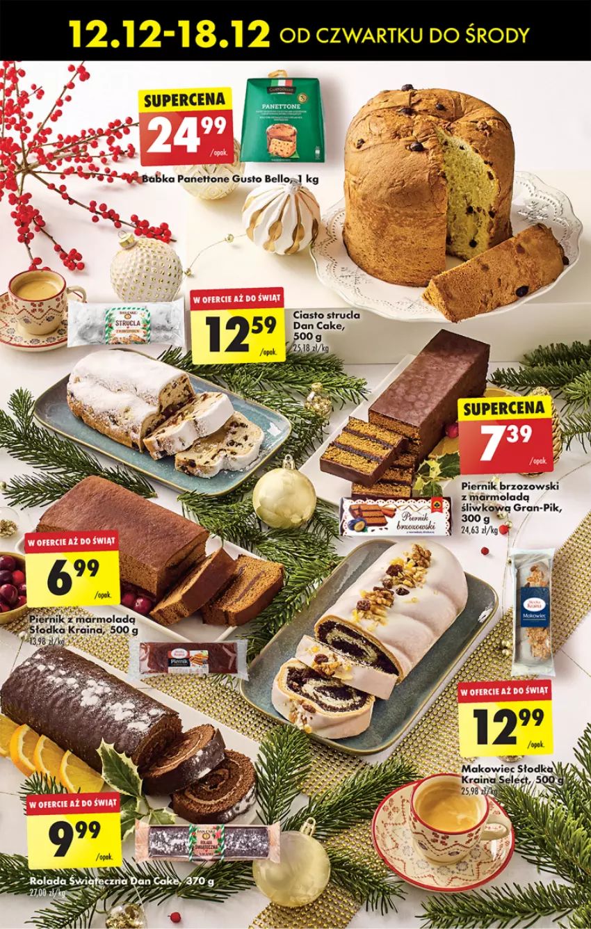 Gazetka promocyjna Biedronka - Od czwartku - ważna 12.12 do 18.12.2024 - strona 51 - produkty: Dan Cake, Gra, Makowiec, Mola, Piernik, Strucla