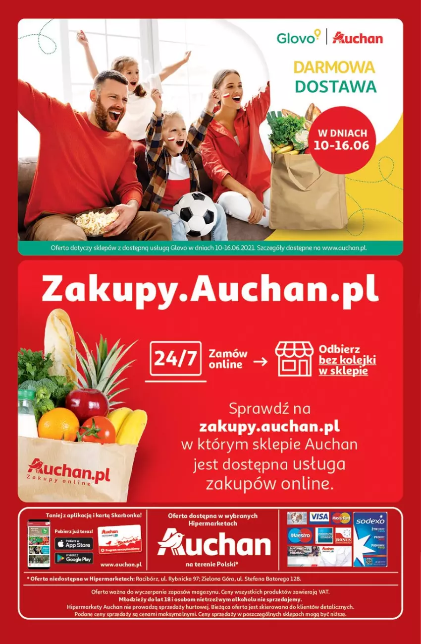 Gazetka promocyjna Auchan - Hiper Kibicowanie Hipermarkety - ważna 10.06 do 16.06.2021 - strona 32