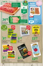 Gazetka promocyjna Auchan - Hiper Kibicowanie Hipermarkety - Gazetka - ważna od 16.06 do 16.06.2021 - strona 18 - produkty: Kurczak, Mięso mielone, Tofu, Burger, Gouda, Mięso, Roślinny burger, Fa