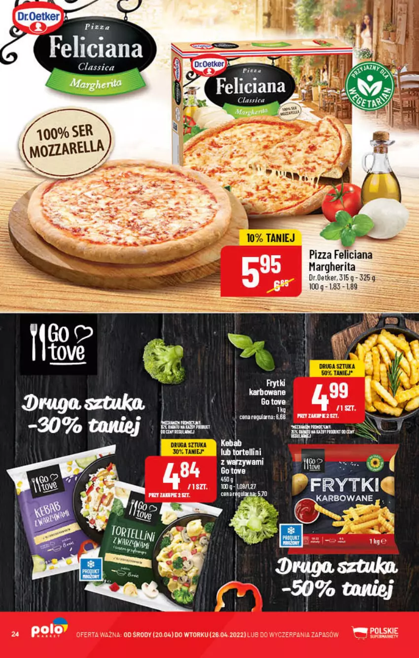 Gazetka promocyjna PoloMarket - Gazetka pomocyjna - ważna 20.04 do 26.04.2022 - strona 24 - produkty: Fa, Feliciana, Kebab, Pizza