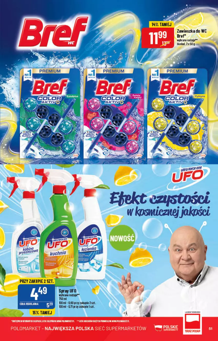 Gazetka promocyjna PoloMarket - Gazetka pomocyjna - ważna 20.04 do 26.04.2022 - strona 51 - produkty: Bref, Zawieszka do wc