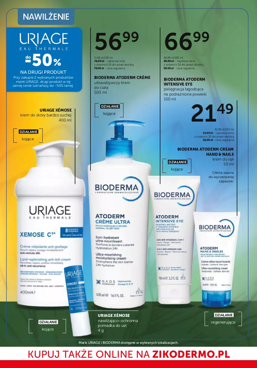 Gazetka promocyjna Ziko - Gazetka Ziko Dermo - ważna 26.02 do 11.03.2026 - strona 10 - produkty: Atoderm, Bioderma, Krem do ciała, Krem do rąk