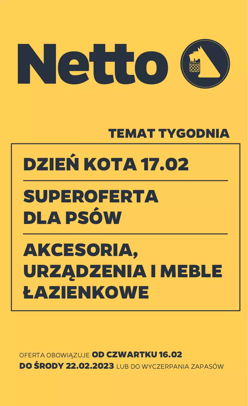 Gazetka promocyjna Netto - Akcesoria i dodatki - ważna 16.02 do 22.02.2023 - strona 1 - produkty: Meble, Meble łazienkowe