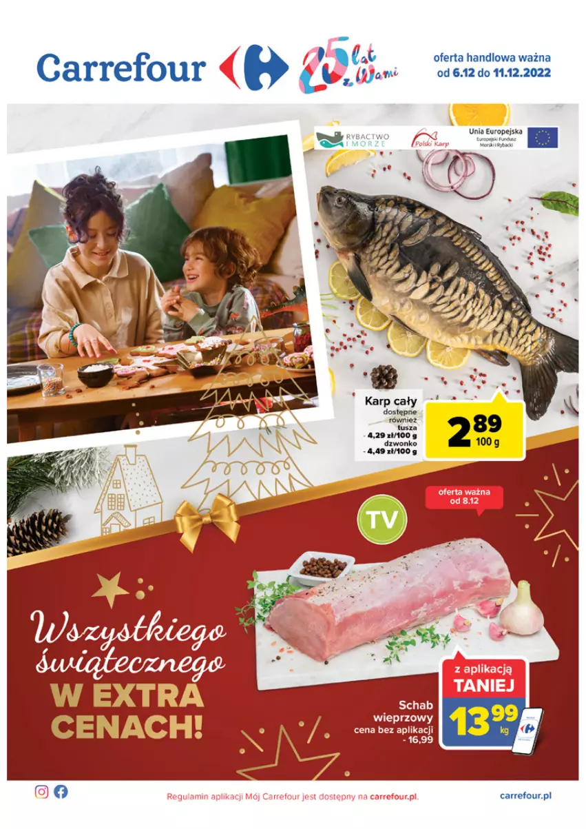 Gazetka promocyjna Carrefour - Gazetka Carrefour - ważna 06.12 do 11.12.2022 - strona 1