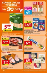 Gazetka promocyjna Auchan - Gazetka 30 Lat Hipermarket Auchan - Gazetka - ważna od 04.03 do 04.03.2026 - strona 22 - produkty: Pierogi, Spód do pizzy, Prosciutto, Szynka, Morliny, Kiełbasa, Kiełbasa śląska