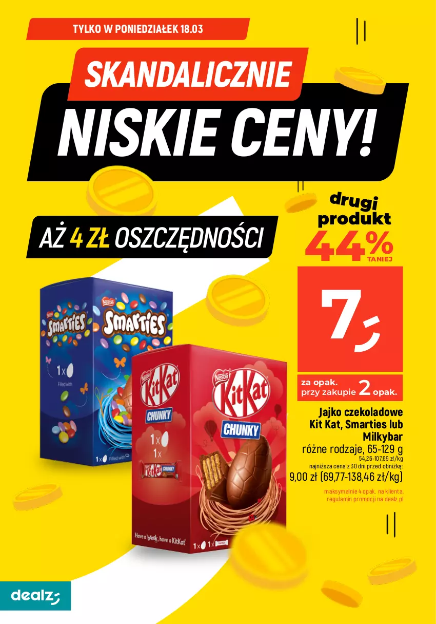 Gazetka promocyjna Dealz - Oszczędzaj każdego dnia! - ważna 18.03 do 20.03.2024 - strona 2 - produkty: Kit Kat, Luksja, Mydło, Mydło w płynie