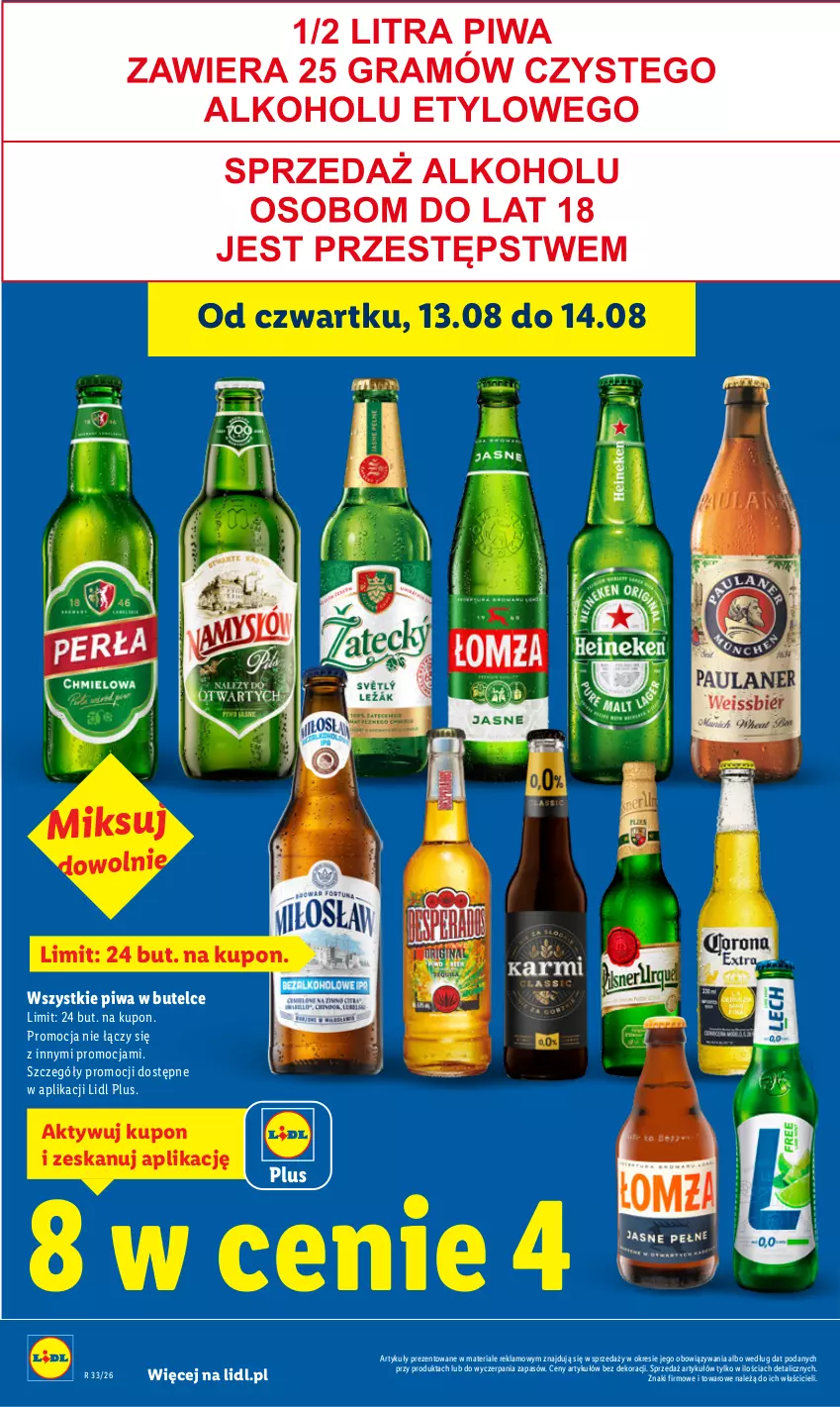 Gazetka promocyjna Lidl - Gazetka ważna od 12.08 do 14.08 - ważna 12.08 do 14.08.2026 - strona 10 - produkty: Piwa