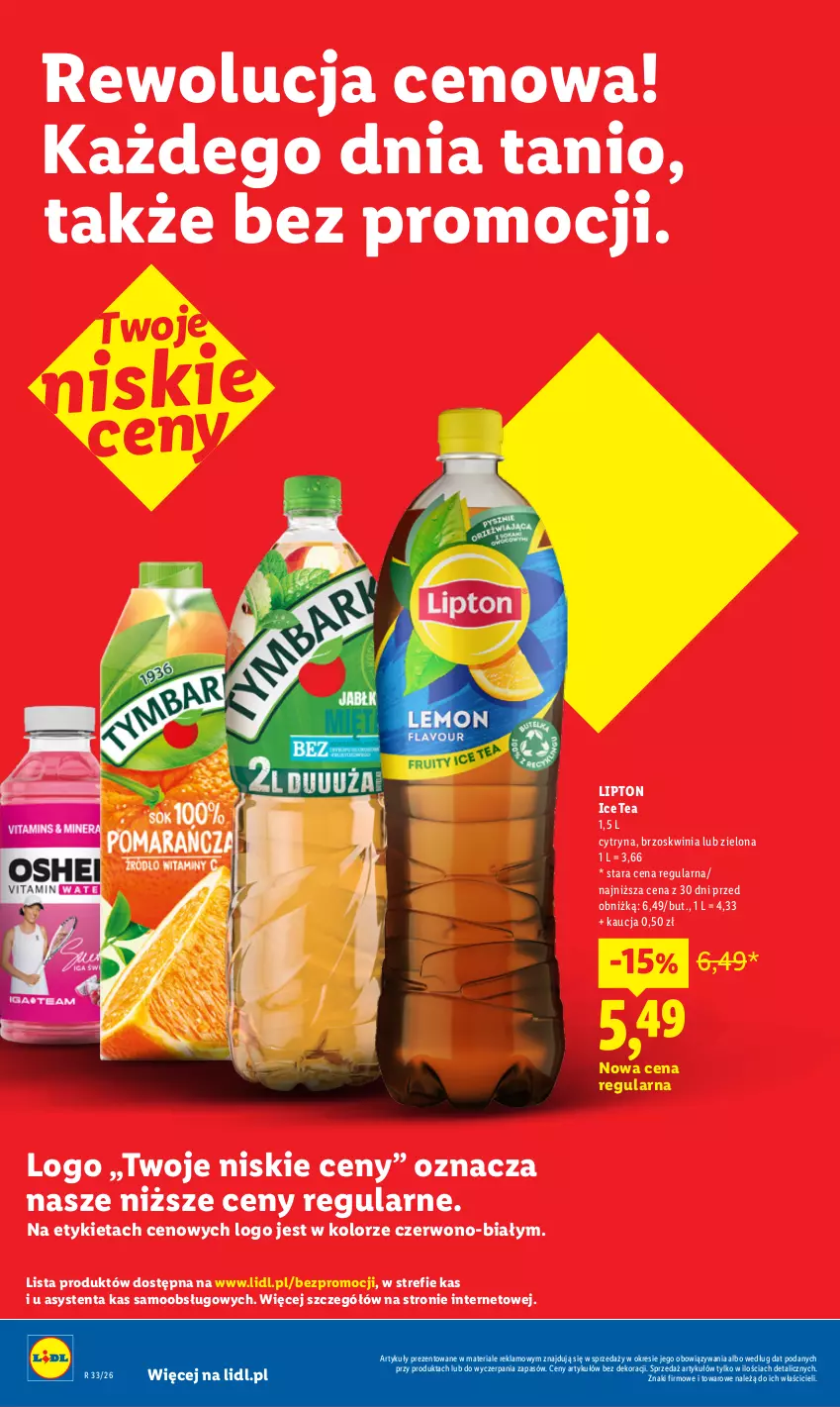 Gazetka promocyjna Lidl - Gazetka ważna od 12.08 do 14.08 - ważna 12.08 do 14.08.2026 - strona 36 - produkty: Ice tea, Lipton