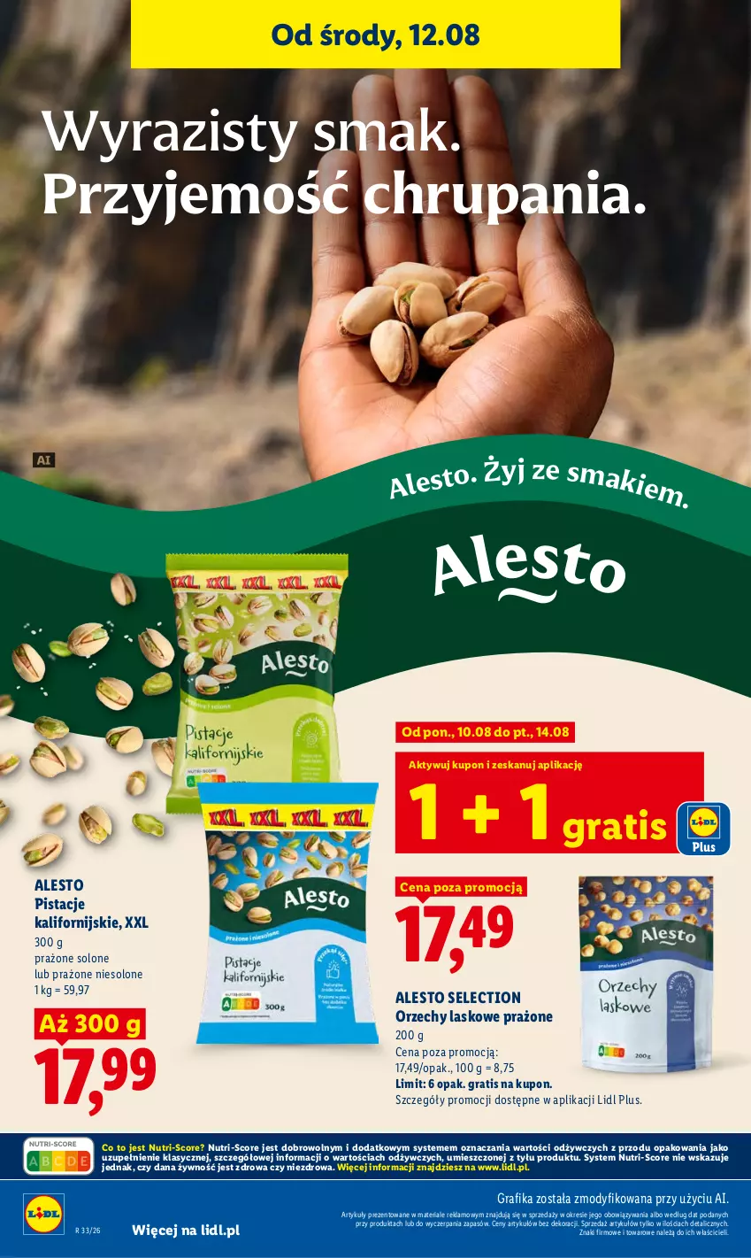 Gazetka promocyjna Lidl - Gazetka ważna od 12.08 do 14.08 - ważna 12.08 do 14.08.2026 - strona 78 - produkty: Gra, Grafika, Pistacje