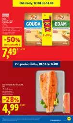 Gazetka promocyjna Lidl - Gazetka ważna od 12.08 do 14.08 - Gazetka - ważna od 14.08 do 14.08.2026 - strona 19 - produkty: Ser, Pilos, Edam, Gouda