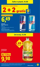 Gazetka promocyjna Lidl - Gazetka ważna od 12.08 do 14.08 - Gazetka - ważna od 14.08 do 14.08.2026 - strona 27 - produkty: Gra, Napój energetyczny, Red Bull, Olej rzepakowy, Napój, Olej
