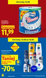 Gazetka promocyjna Lidl - Gazetka ważna od 12.08 do 14.08 - Gazetka - ważna od 14.08 do 14.08.2026 - strona 32 - produkty: Papier, Ręcznik, Foxy, Nivea