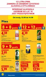 Gazetka promocyjna Lidl - Gazetka ważna od 12.08 do 14.08 - Gazetka - ważna od 14.08 do 14.08.2026 - strona 72 - produkty: Piwa, Gra, Kasztelan, Tyskie, Corona Extra