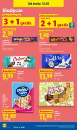 Gazetka promocyjna Lidl - Gazetka ważna od 12.08 do 14.08 - Gazetka - ważna od 14.08 do 14.08.2026 - strona 82 - produkty: Goplana, Ser, Gra, Stek, Karp, Wafle, LANA, Grześki, Deser, Alcon, Kokos