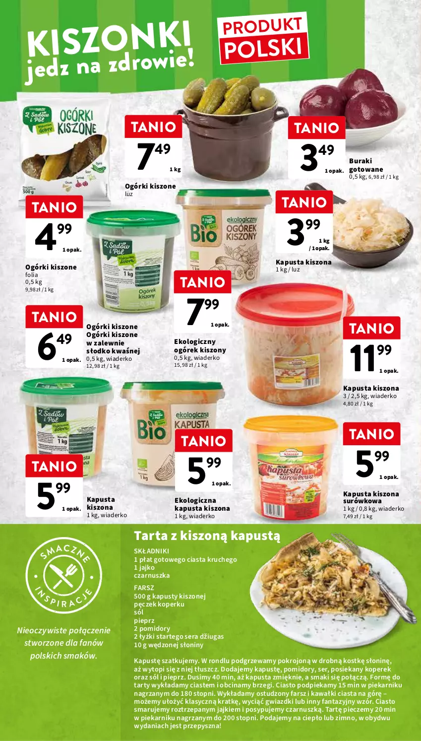 Gazetka promocyjna Intermarche - Gazetka Intermarche - ważna 28.02 do 06.03.2024 - strona 16 - produkty: Buraki, Fa, Fanta, Kapustą, Kawa, Ogórek, Piec, Piekarnik, Pieprz, Pomidory, Ser, Sól, Tarta, Top