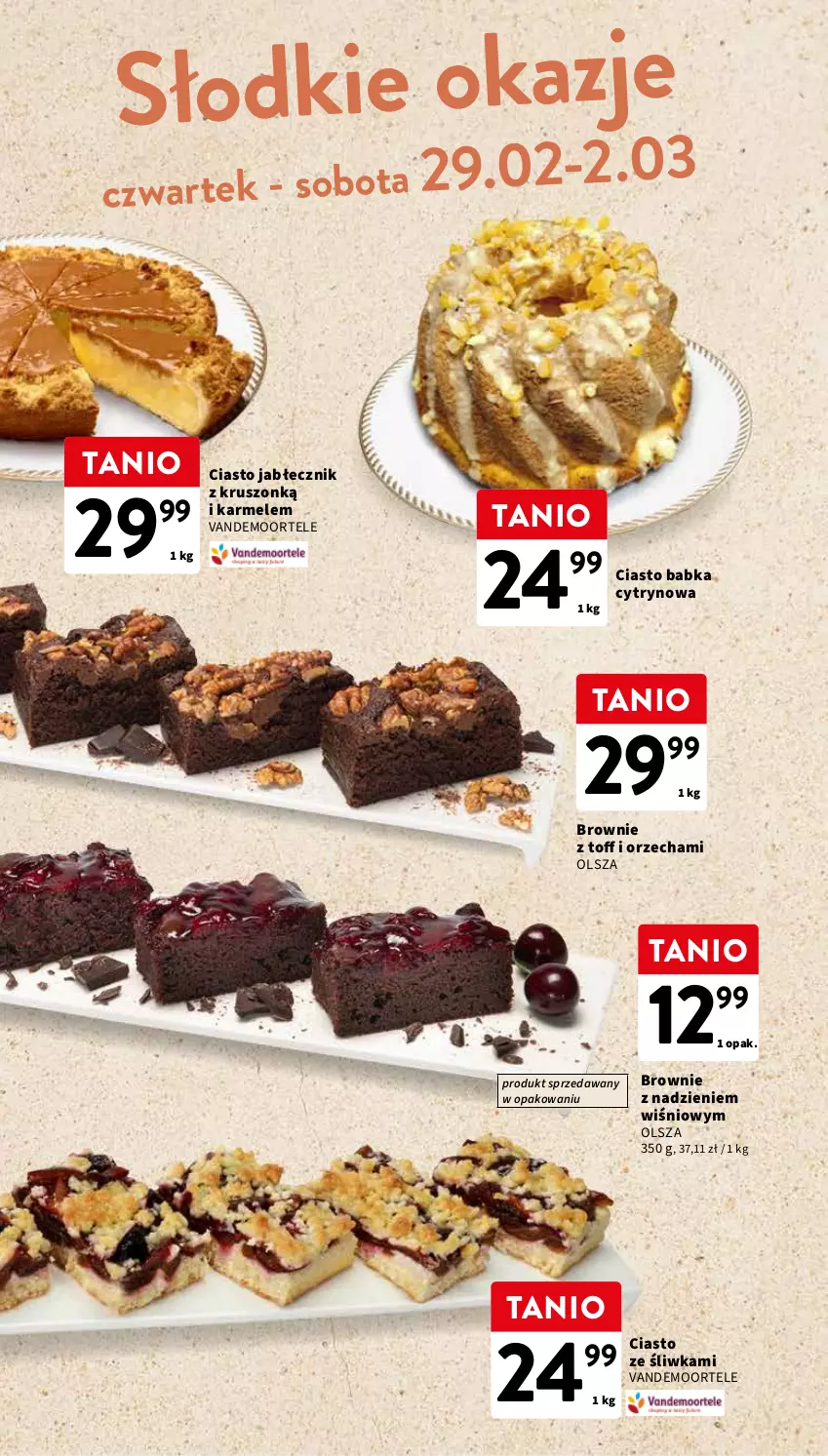 Gazetka promocyjna Intermarche - Gazetka Intermarche - ważna 28.02 do 06.03.2024 - strona 29 - produkty: Babka, Brownie