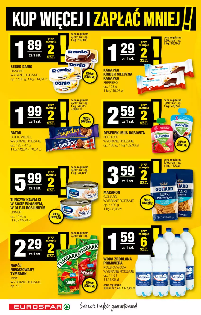 Gazetka promocyjna Spar - EuroSpar - ważna 16.10 do 26.10.2022 - strona 12 - produkty: Rurki