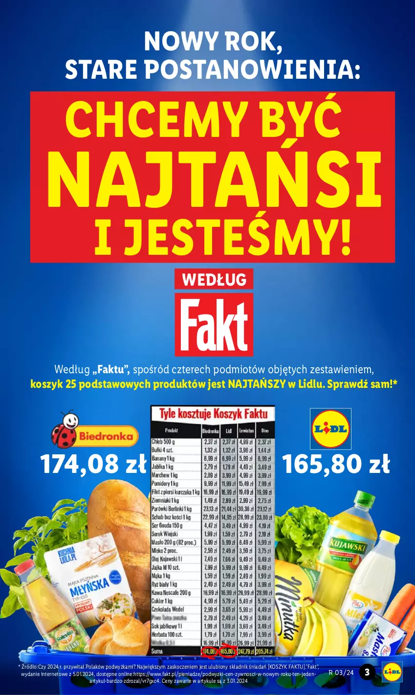 Gazetka promocyjna Lidl - GAZETKA - ważna 18.01 do 20.01.2024 - strona 3 - produkty: Fa, Koc, Kosz, Narty