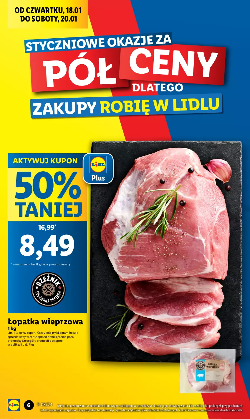 Gazetka promocyjna Lidl - GAZETKA - ważna 18.01 do 20.01.2024 - strona 6 - produkty: Gra, Olej