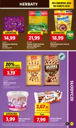 Gazetka promocyjna Lidl - GAZETKA - Gazetka - ważna od 20.01 do 20.01.2024 - strona 37 - produkty: Torebka, Nesquik, Kinder Bueno, Dilmah, Herbata czarna, Wazon, Wata cukrowa, Rurki, Irving, Herbata, Kakao, Napój, Kinder