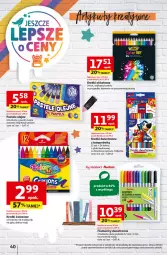 Gazetka promocyjna Auchan - Gazetka Pewność Niskich Cen Hipermarket Auchan - Gazetka - ważna od 28.08 do 28.08.2024 - strona 48 - produkty: Pastele olejne, Flamastry, Tusz, Olej, LG