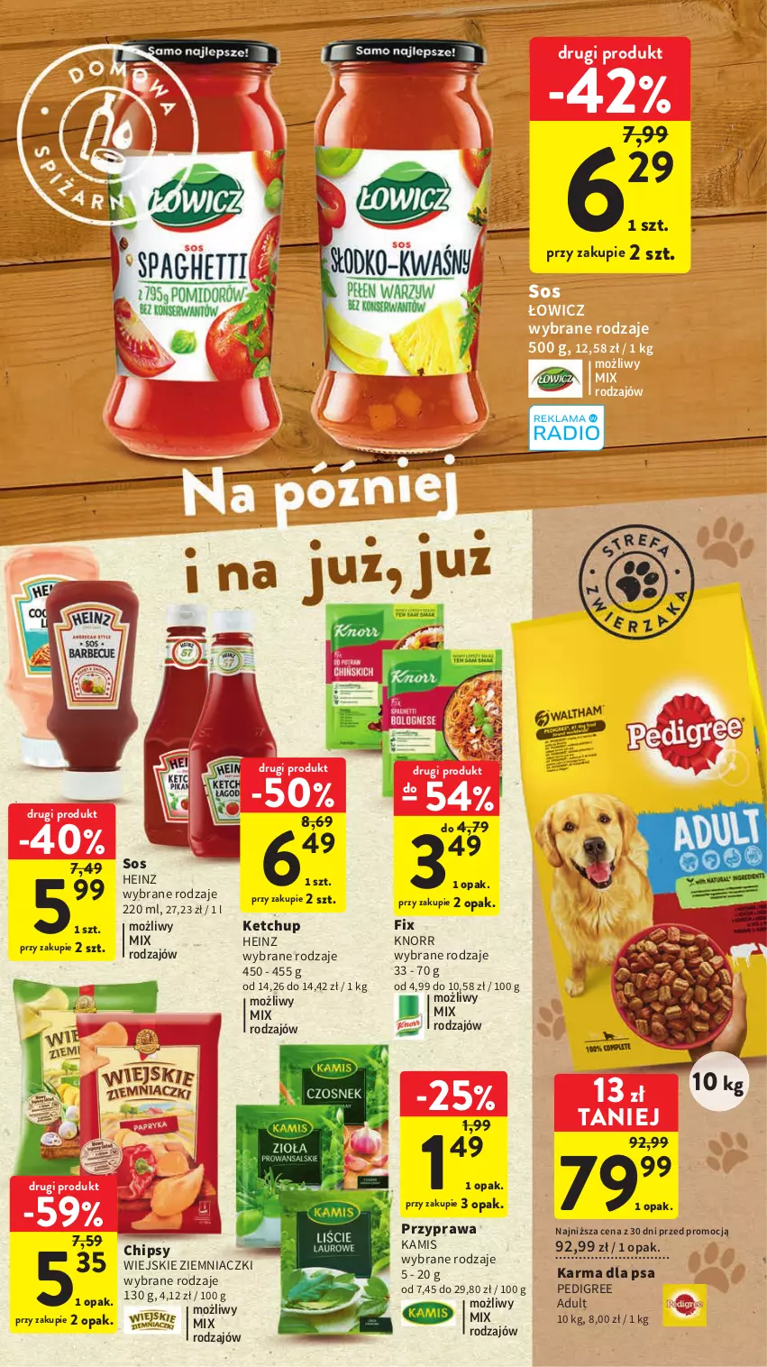 Gazetka promocyjna Intermarche - Gazetka Intermarche - ważna 18.05 do 24.05.2023 - strona 27 - produkty: Chipsy, Heinz, Kamis, Ketchup, Knorr, LANA, Pedigree, Sos