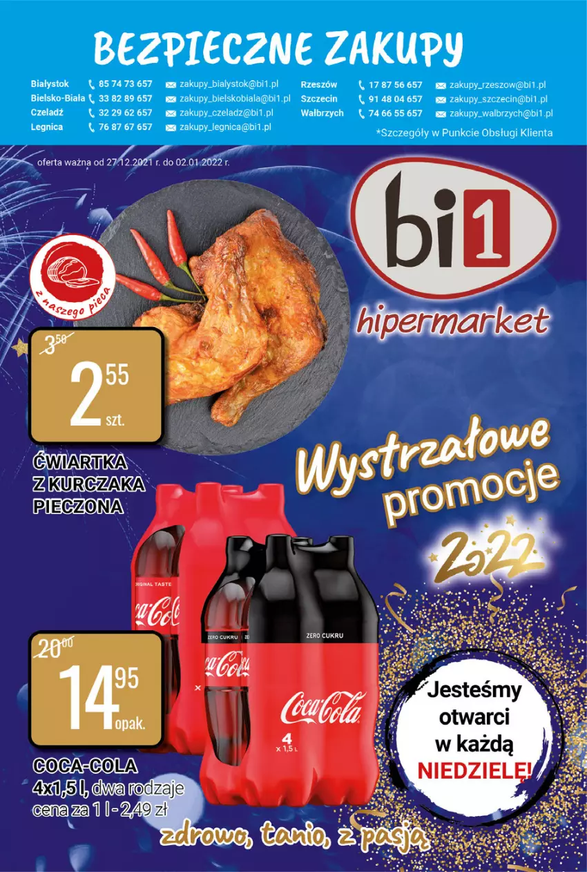 Gazetka promocyjna Bi1 - Wystrzałowe promocje - ważna 27.12.2021 do 02.01.2022 - strona 1 - produkty: Piec