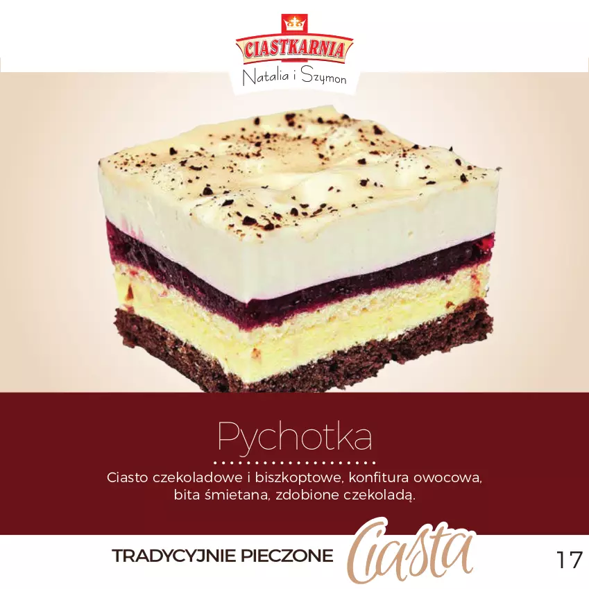 Gazetka promocyjna Topaz - Gazetka - ważna 03.12.2025 do 31.12.2026 - strona 17 - produkty: Ciasto czekoladowe, Konfitura