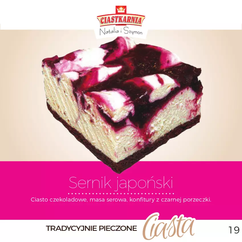 Gazetka promocyjna Topaz - Gazetka - ważna 03.12.2025 do 31.12.2026 - strona 19 - produkty: Ciasto czekoladowe, Por, Ser