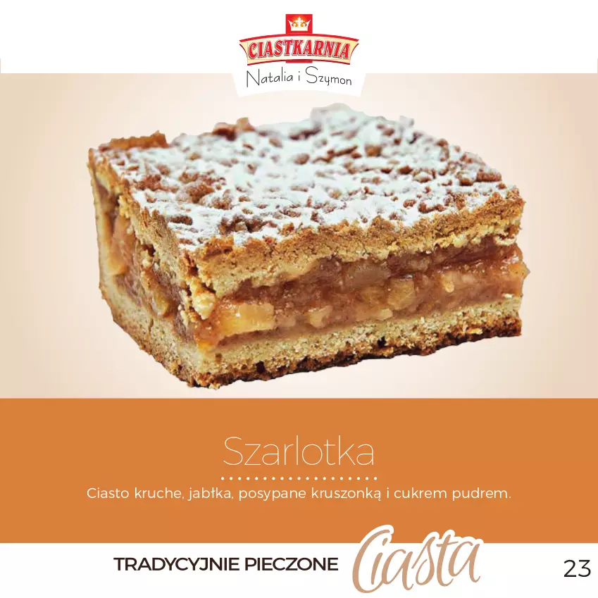 Gazetka promocyjna Topaz - Gazetka - ważna 03.12.2025 do 31.12.2026 - strona 23 - produkty: Jabłka, Szarlotka