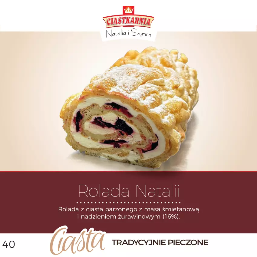 Gazetka promocyjna Topaz - Gazetka - ważna 03.12.2025 do 31.12.2026 - strona 40 - produkty: Rolada, Wino