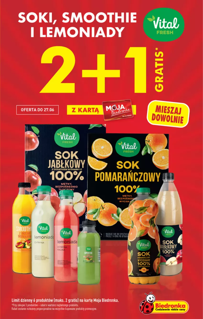 Gazetka promocyjna Biedronka - W tym tygodniu - ważna 24.06 do 30.06.2021 - strona 3 - produkty: Dron, Gra, Piec, Por, Smoothie, Sok