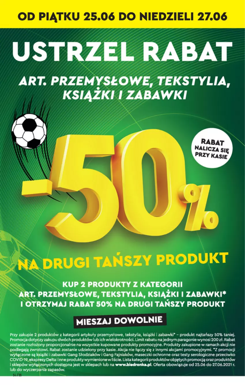 Gazetka promocyjna Biedronka - W tym tygodniu - ważna 24.06 do 30.06.2021 - strona 54 - produkty: Dron, Fa, Por, Rama, Ser