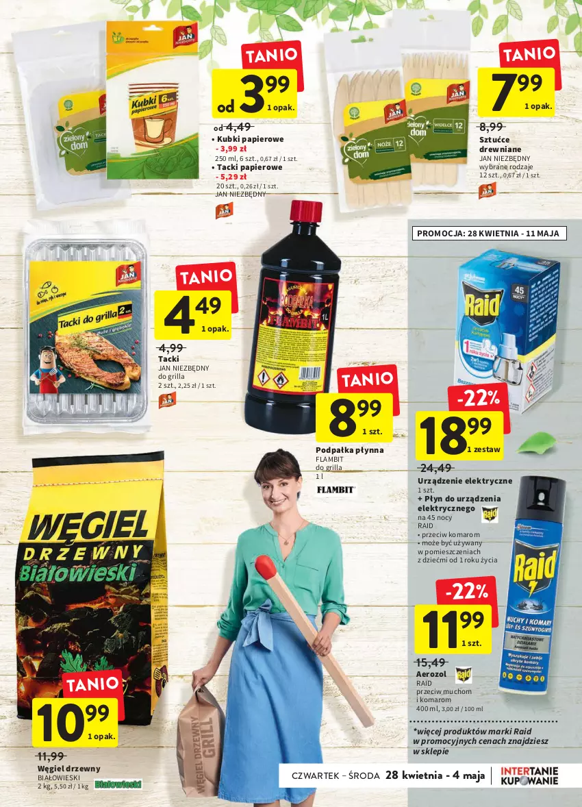 Gazetka promocyjna Intermarche - ważna 28.04 do 04.05.2022 - strona 13 - produkty: Grill, Jan Niezbędny, Papier, Węgiel drzewny