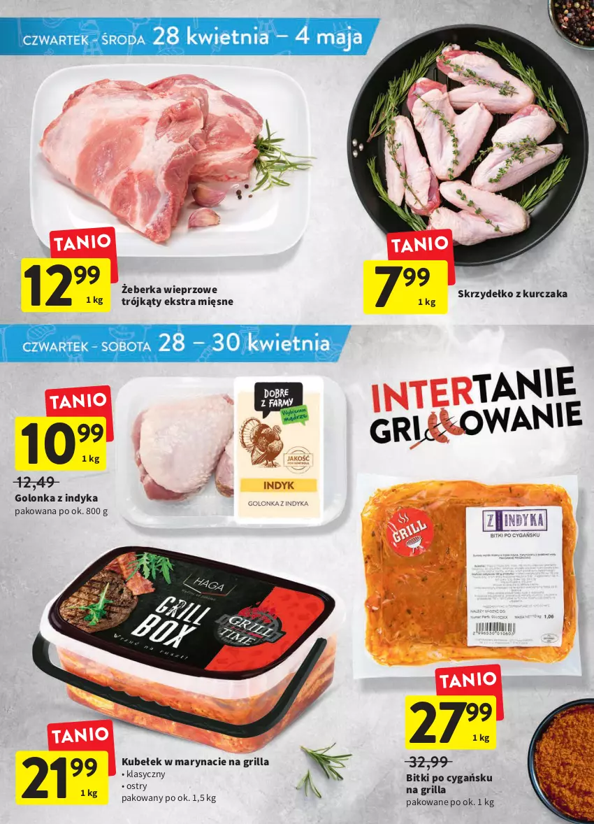 Gazetka promocyjna Intermarche - ważna 28.04 do 04.05.2022 - strona 17 - produkty: Golonka z indyka, Grill, Kurczak